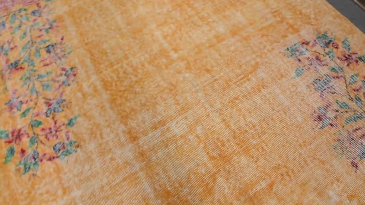 ヴィンテージラグ、トルコラグ、6x10インチの大型ラグ、アンティーク